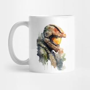 Halo Master Chief Watercolor - Original Artwork Mug